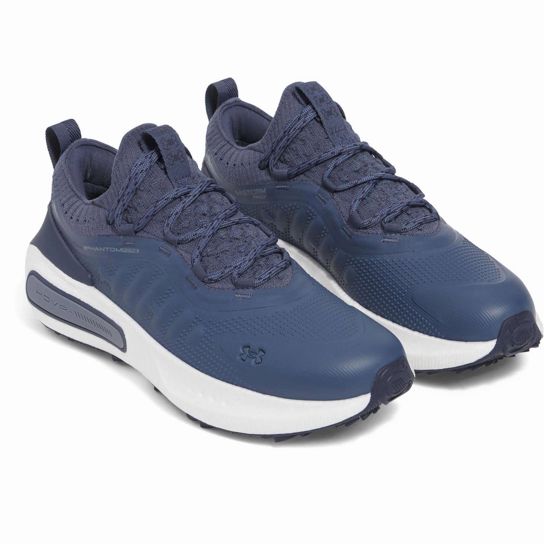 Phantom Fore Golf Shoes Downpour Grey/Midnight Navy Under Armour Men's Golf Shoes