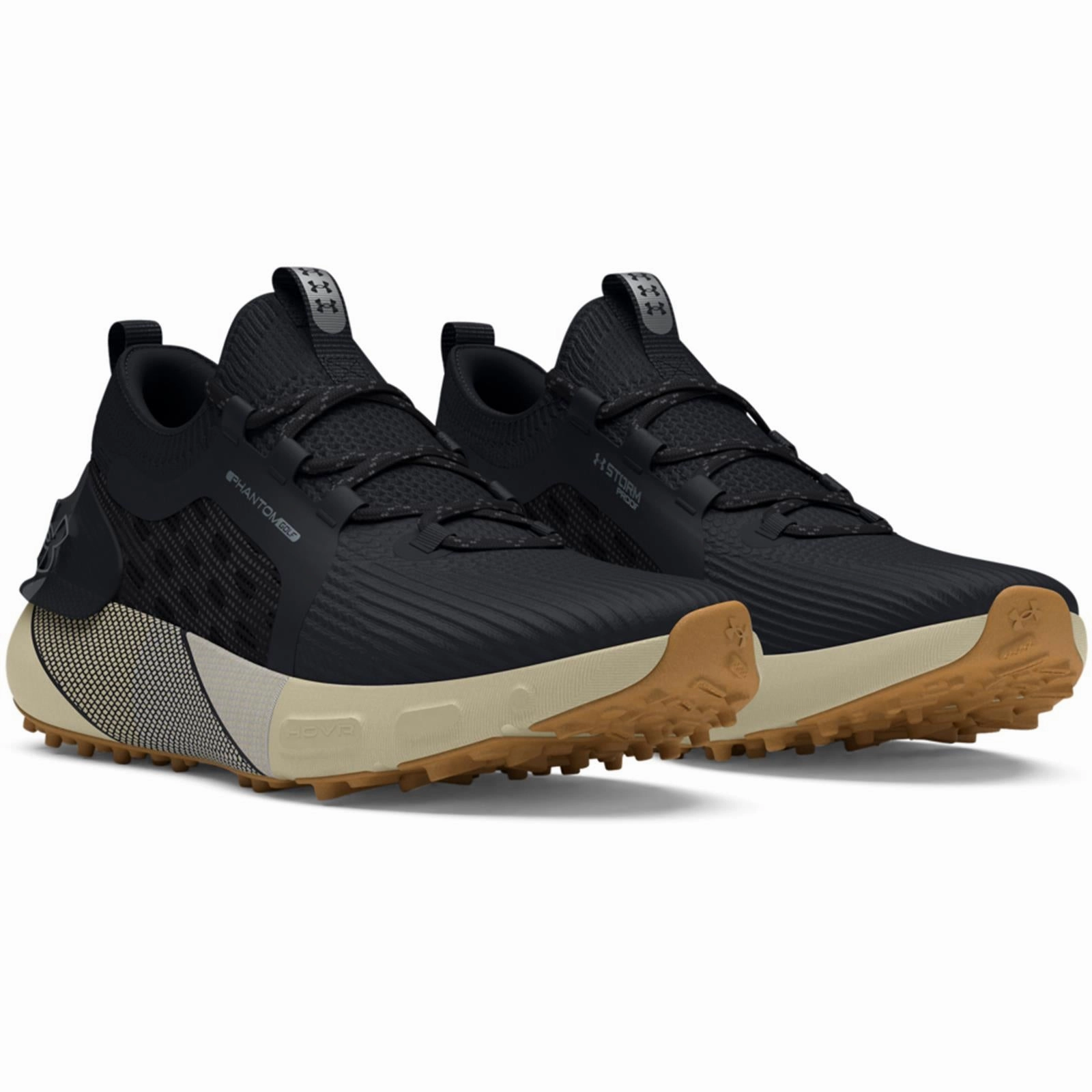 Phantom Spikeless Golf Shoes Black Under Armour Men's Golf Shoes