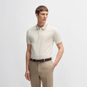 Phillipson 199 Polo Open White Boss men's fashion and office attire