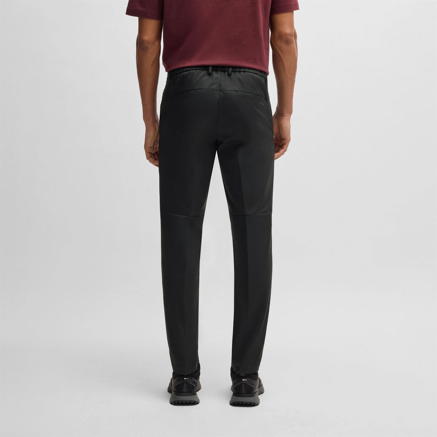 Phoenix Regular Fit Trousers Black Boss Men's Fashion