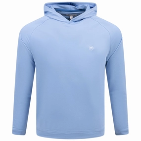Pine Performance Hoodie Blue Fade Peter Millar clothing for men