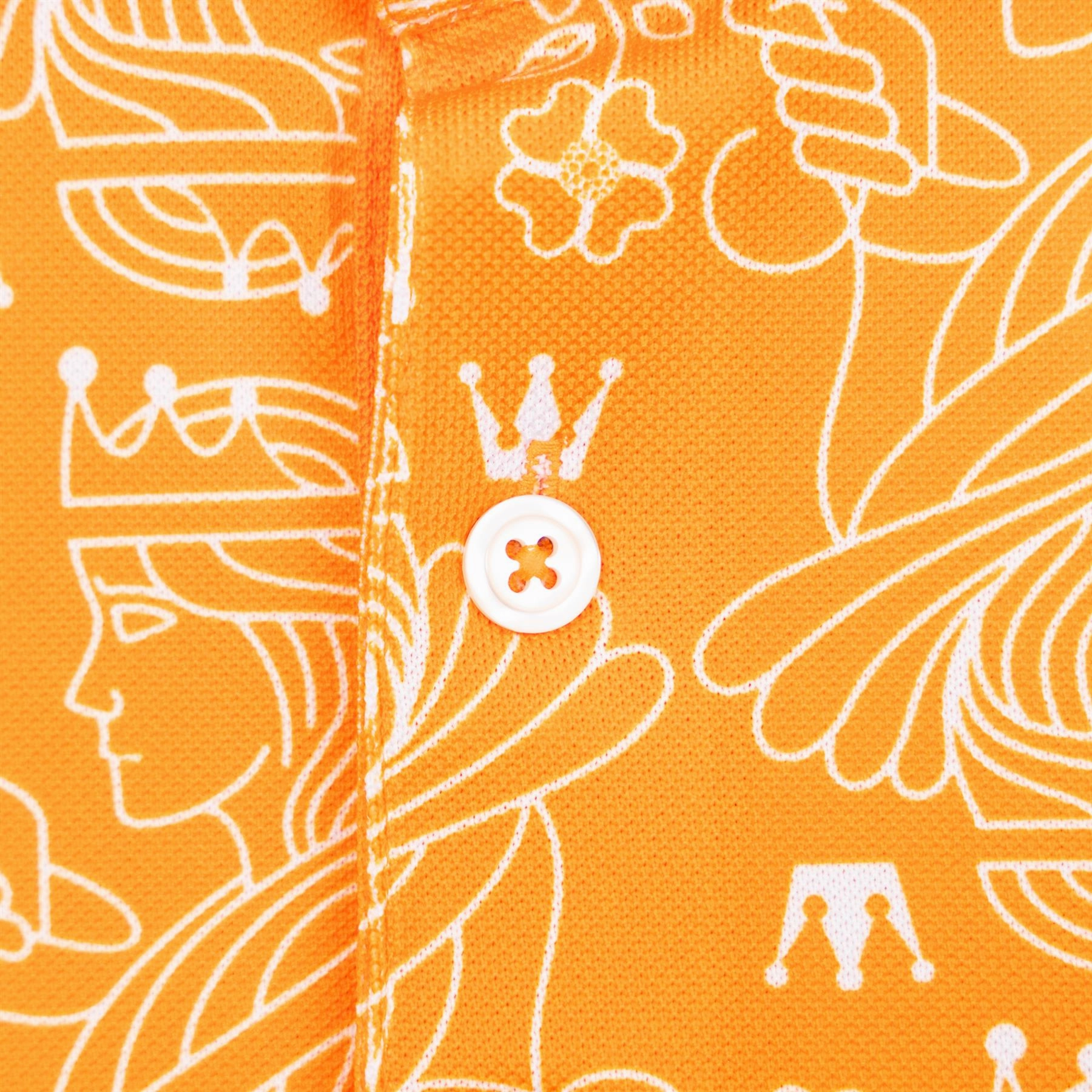Pique Royal Polo Rickie Orange Puma Men's Sportswear