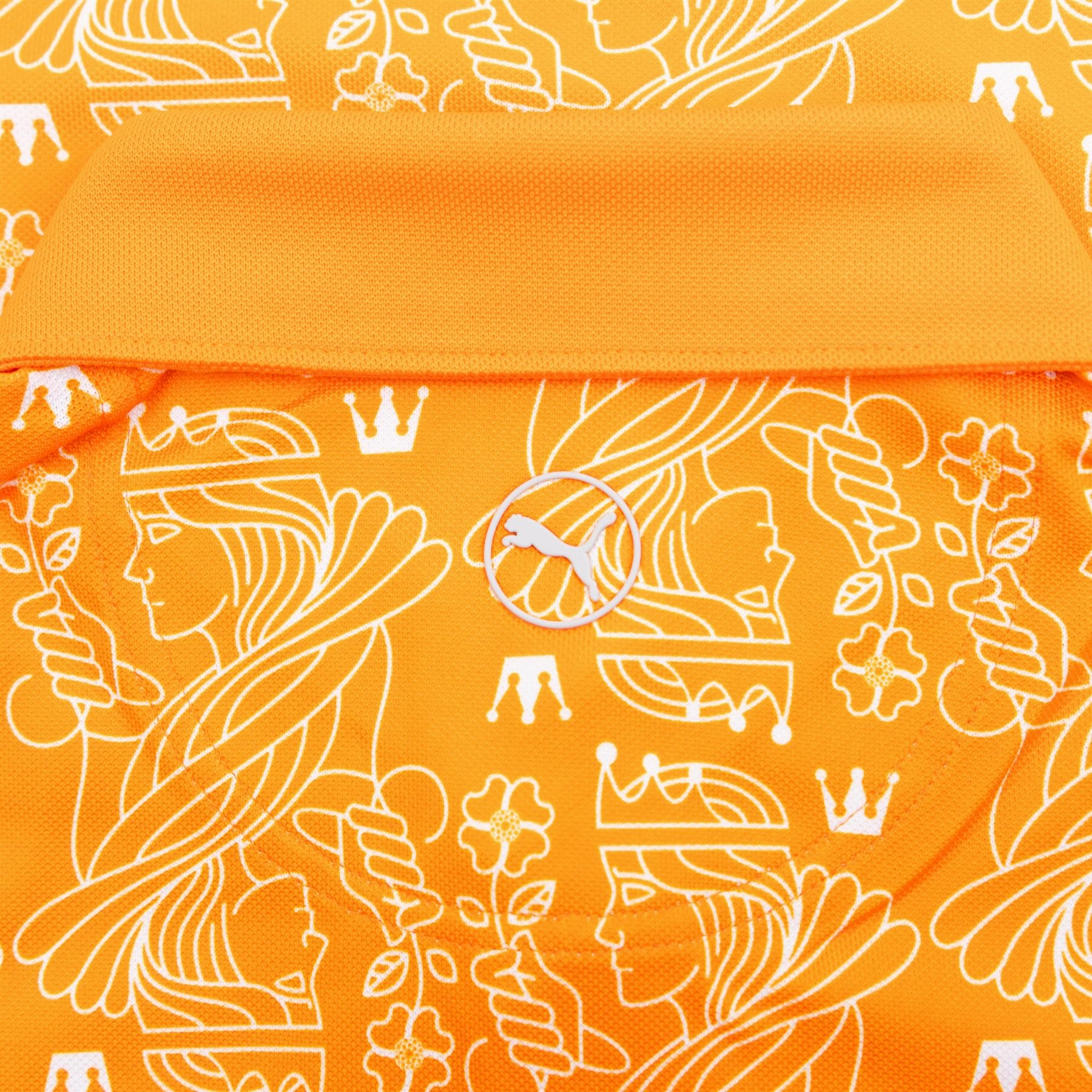 Pique Royal Polo Rickie Orange Puma Men's Sportswear
