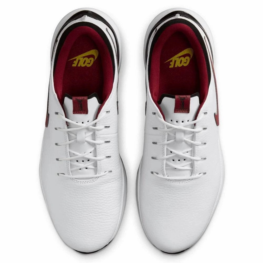 Nike Air Zoom Victory Tour 3 Golf Shoes White/Team Red/Black/Lightening - 24 Unisex Neutral Tone Shoes