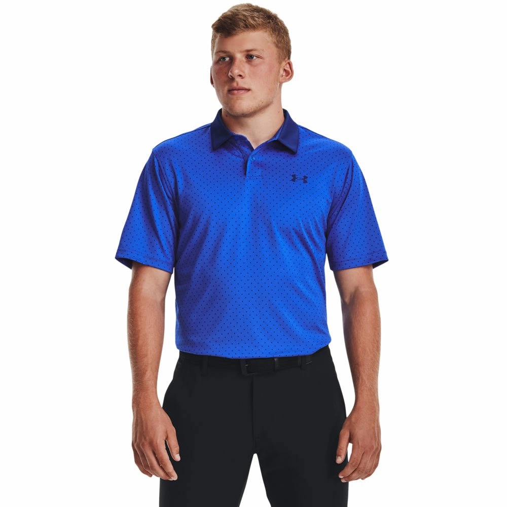 Under Armour Performance Printed Golf Shirt 1361857 trendy outfit, women's athleisure outfit