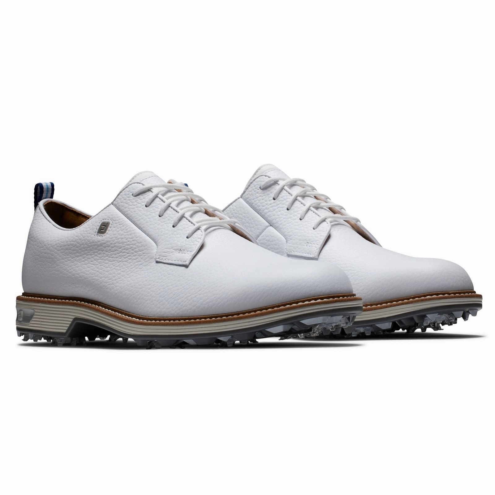 Premiere Series Field Golf Shoes White/Grey Premium Men's Golf Shoes