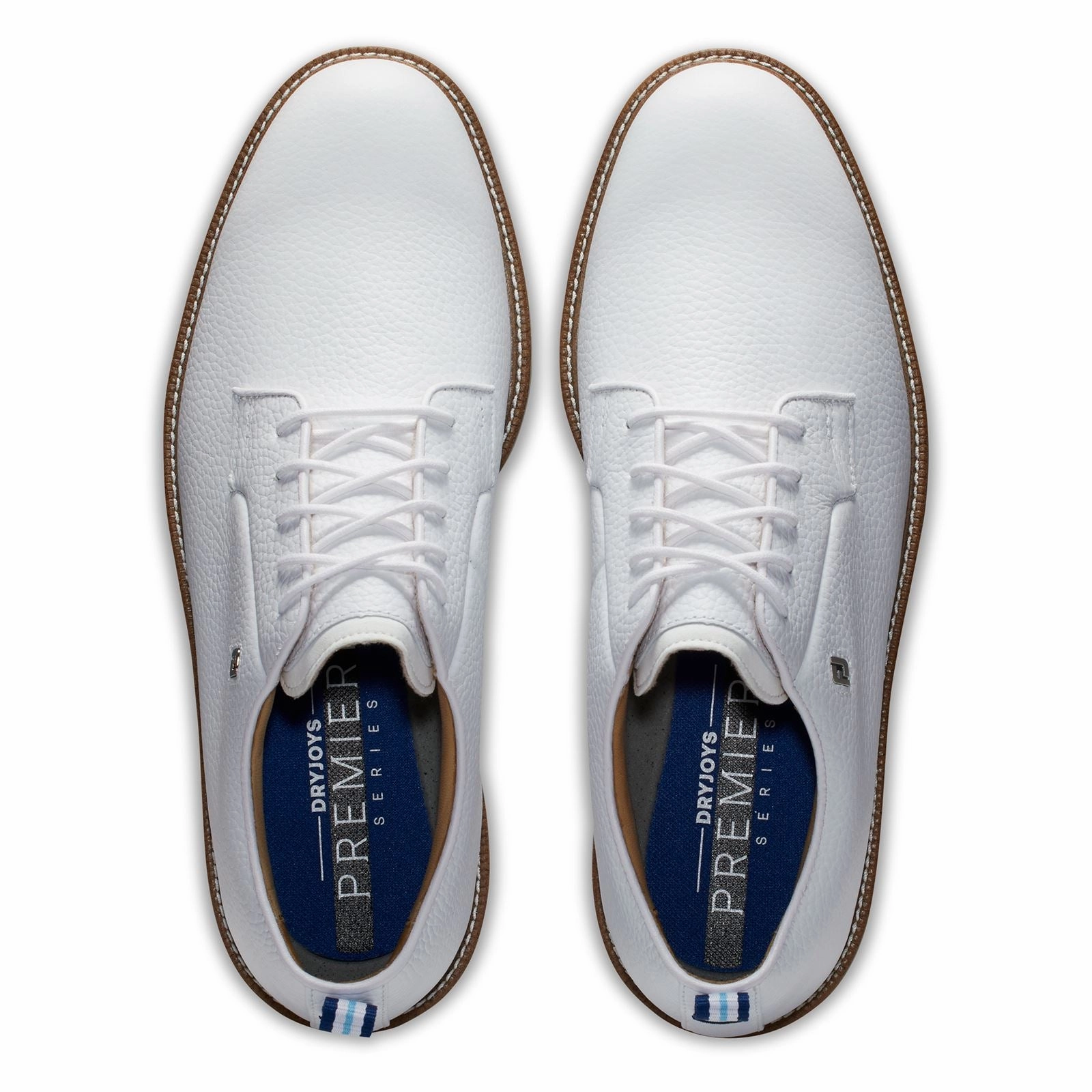 Premiere Series Field Golf Shoes White/Grey Premium Men's Golf Shoes