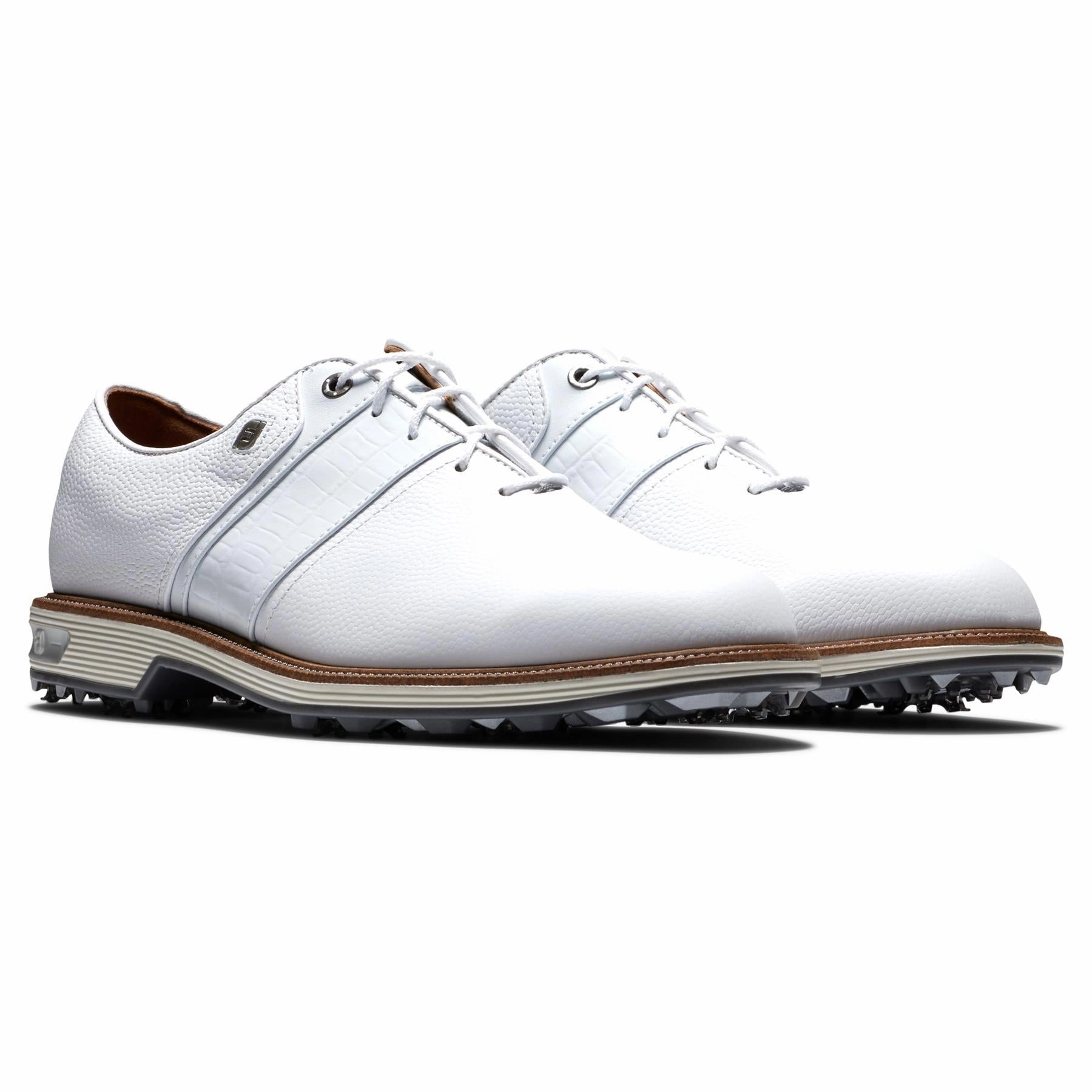 Premiere Series Packard Golf Shoes All White Premium Men's Golf Shoes