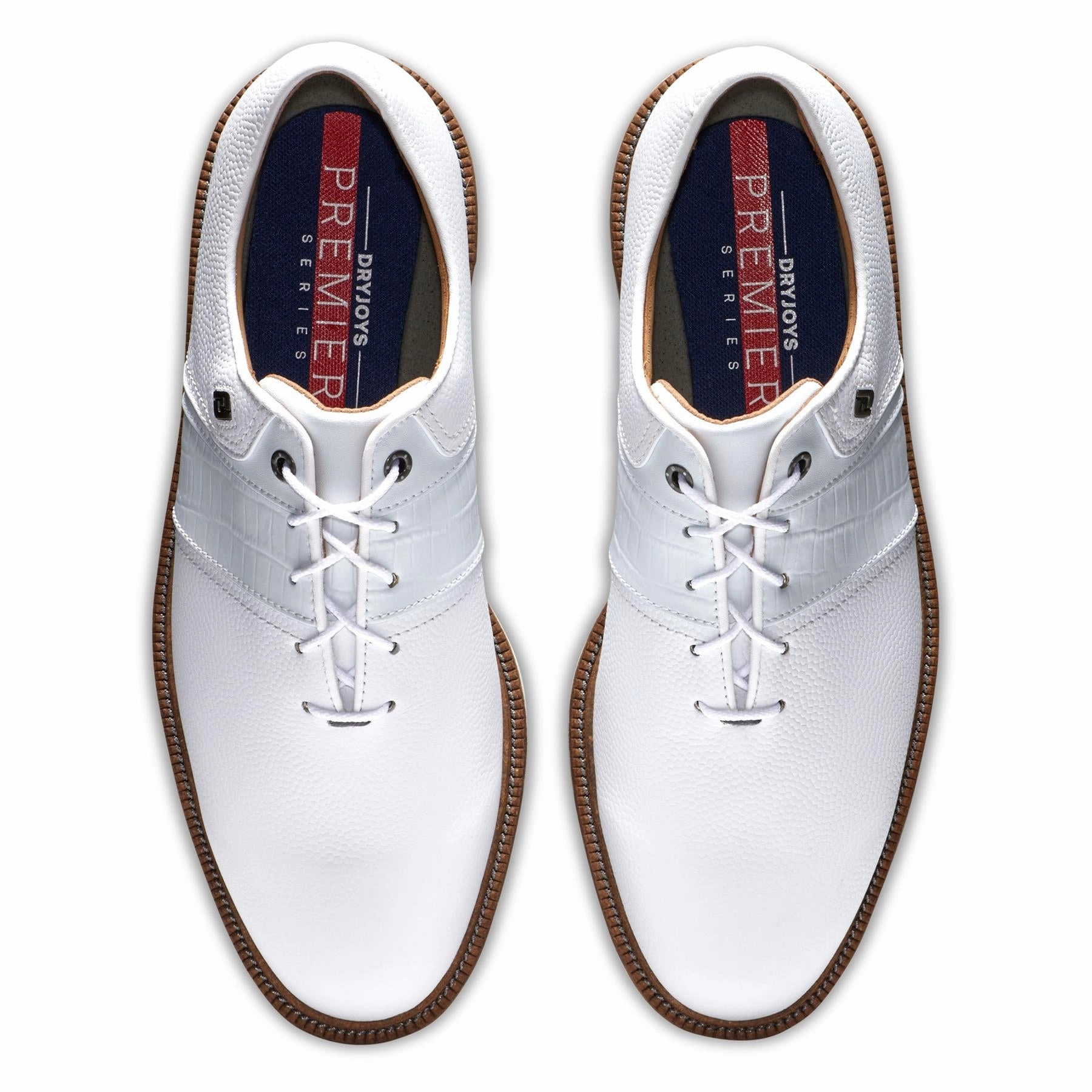 Premiere Series Packard Golf Shoes All White Premium Men's Golf Shoes
