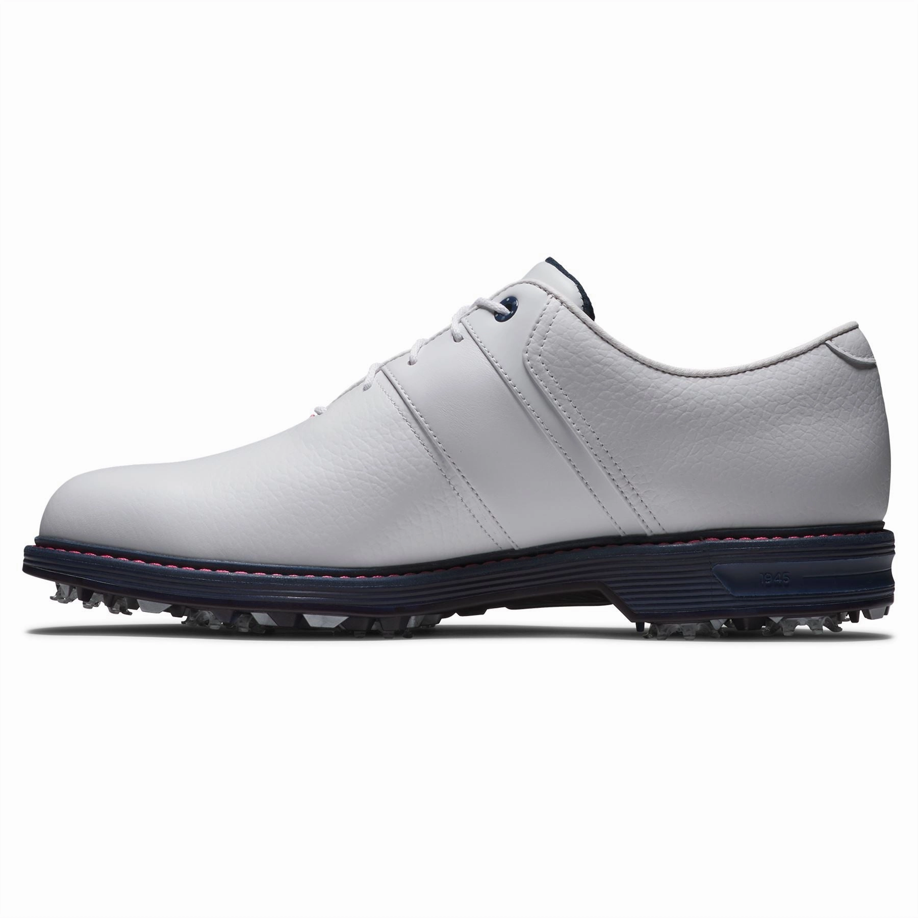 Premiere Series Packard Golf Shoes White/Navy/Pink Premium Men's Golf Shoes