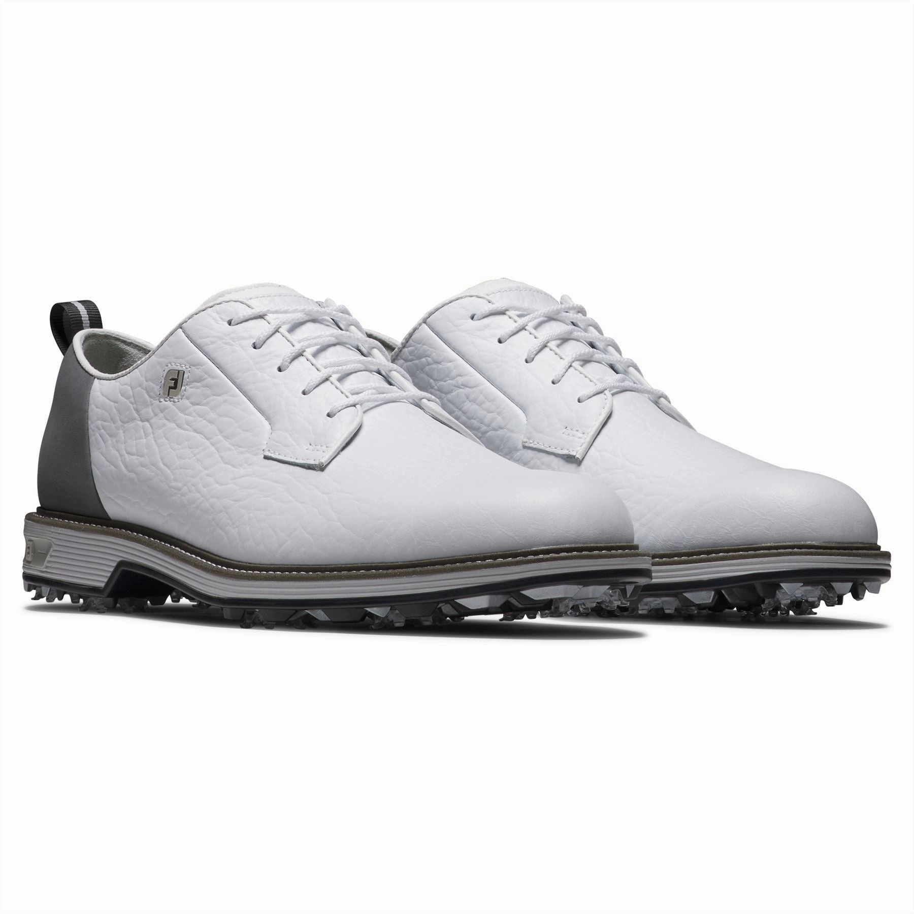 Premiere Series Packard LX Golf Shoes White/Dark Grey Premium Men's Golf Shoes