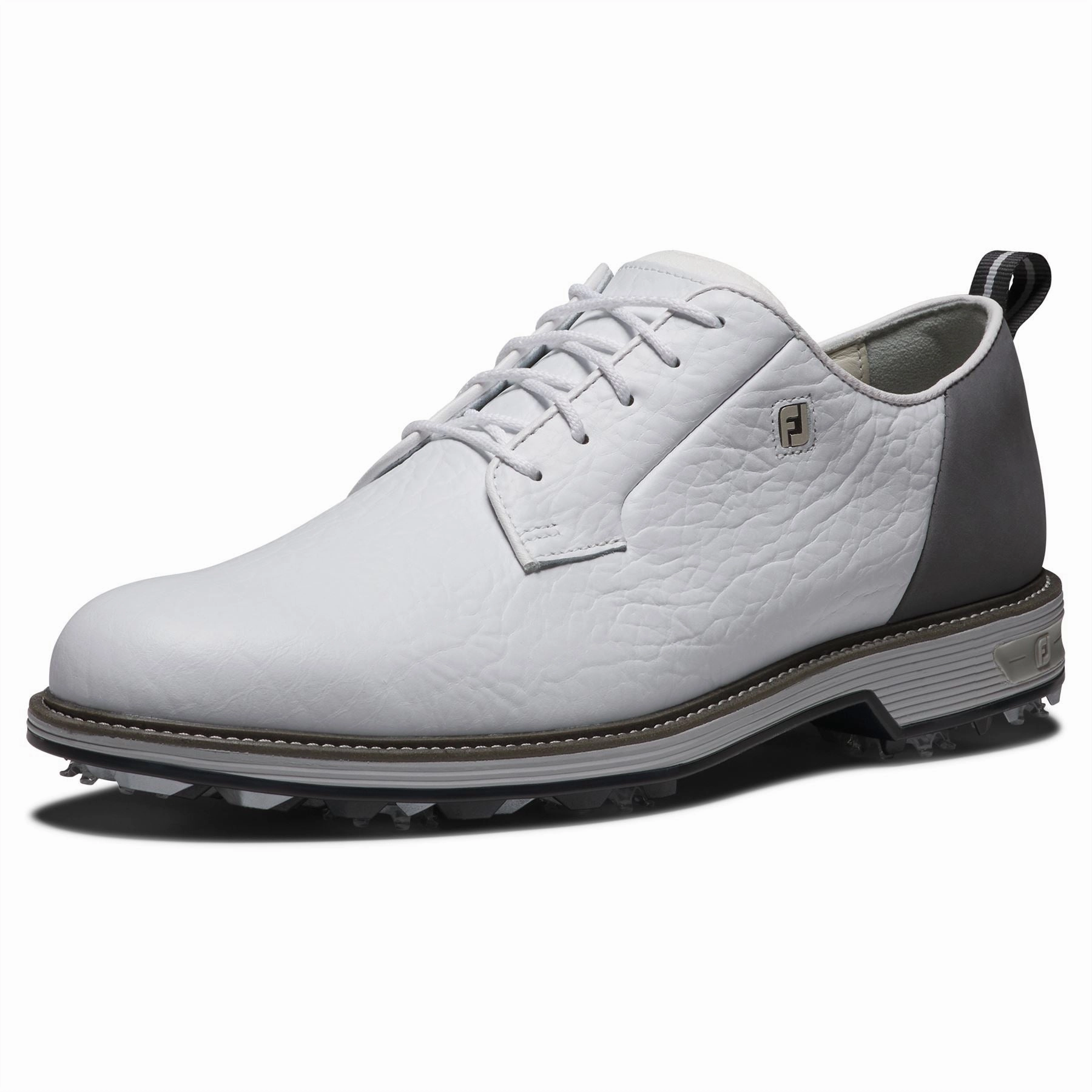 Premiere Series Packard LX Golf Shoes White/Dark Grey Premium Men's Golf Shoes