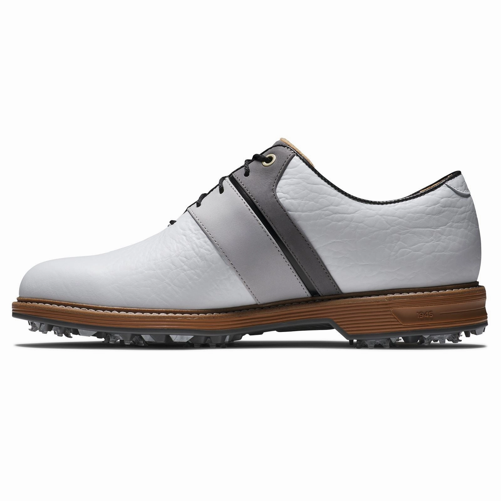 Premiere Series Packard LX Golf Shoes White/Grey/Black Premium Men's Golf Shoes