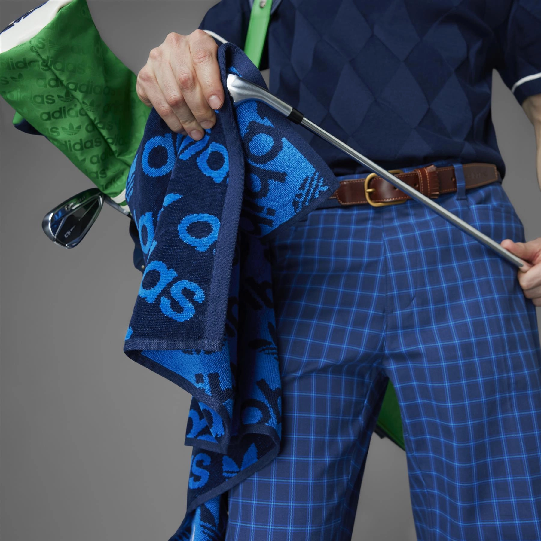 Premium Golf Towel Night Indigo Adidas Men's Apparel
