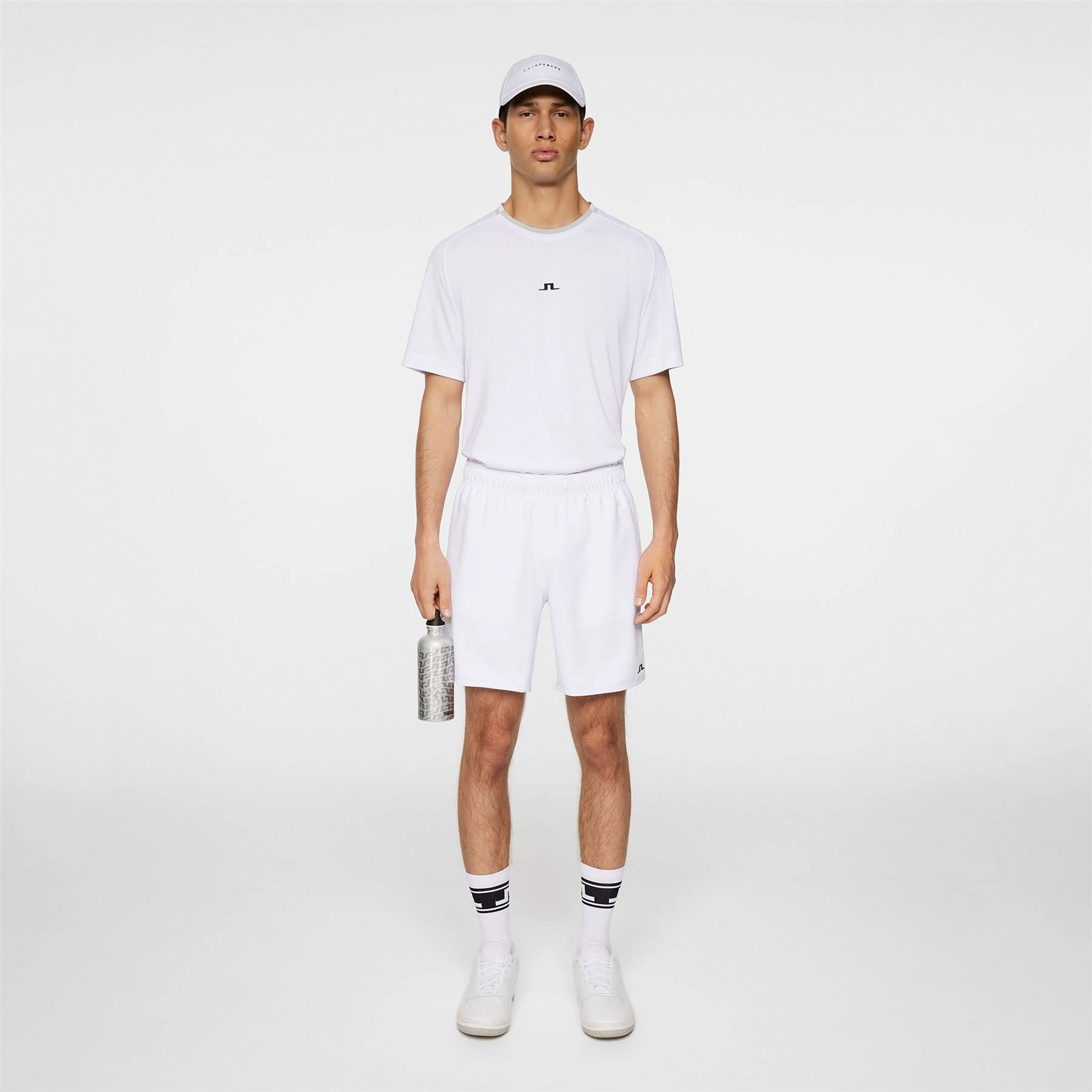 Preston Shorts White J.Lindeberg Golfwear for Men