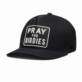 Prey For Birdies Patch Perforated Delta Snapback Hat Onyx G/Fore men's golf fashion