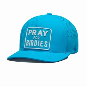 Prey For Birdies Patch Perforated Nylon Snapback Hat Mosaic G/Fore men's golf fashion