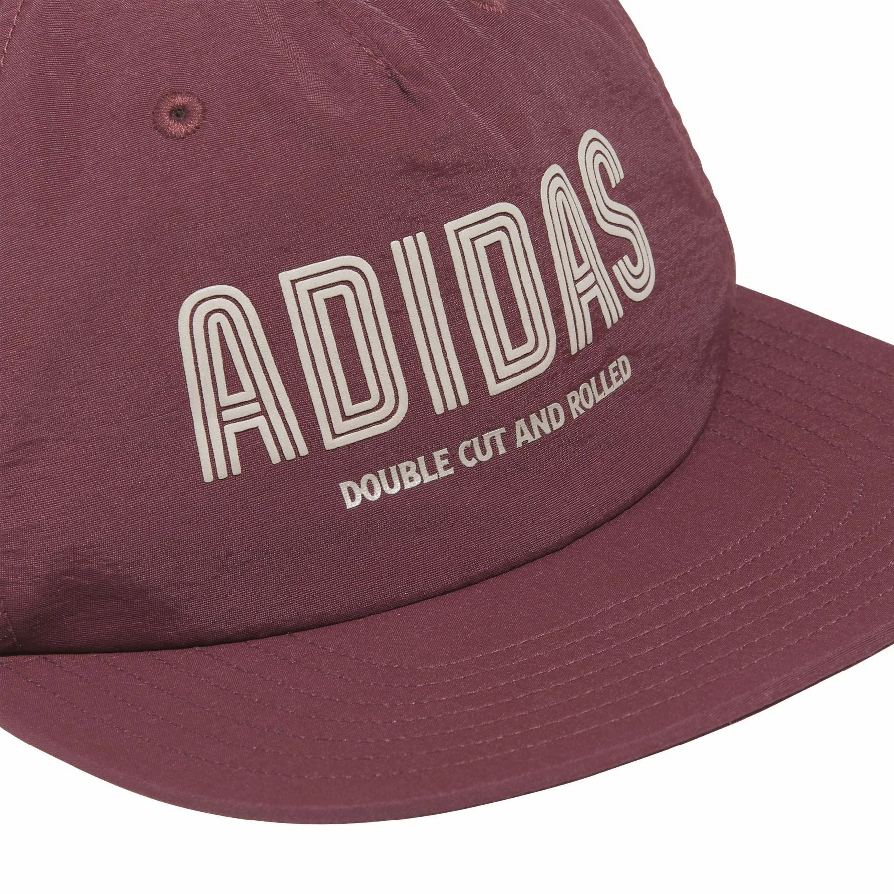 Puff Print Double Cut 5-Panel Cap Aurora Ruby Adidas Men's Sportswear