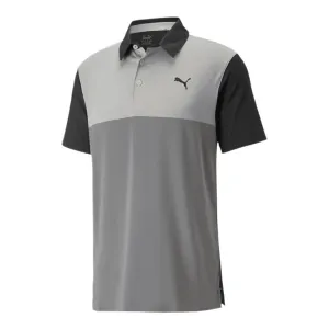Puma Cloudspun Colour Block Golf Polo Shirt 537448