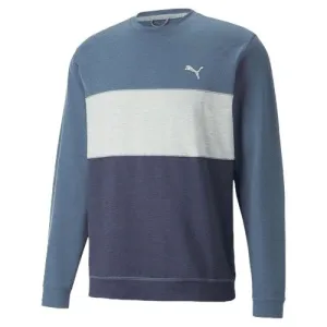 Puma Cloudspun Colourblock Crew Neck Golf Mid Layer 535458