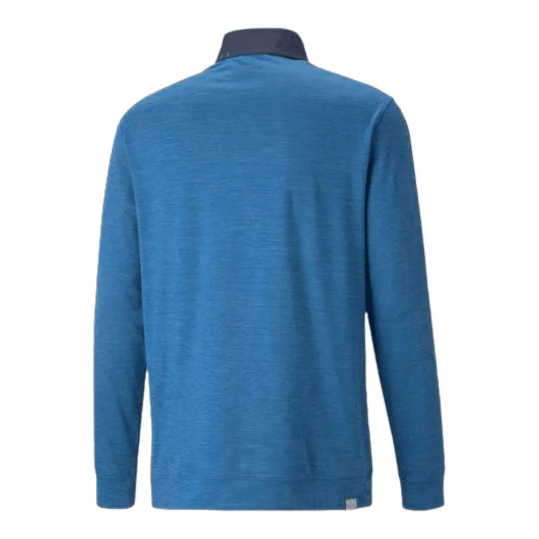 Puma Colorblock 1/4 Zip Golf Midlayer 537463
