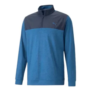 Puma Colorblock 1/4 Zip Golf Midlayer 537463