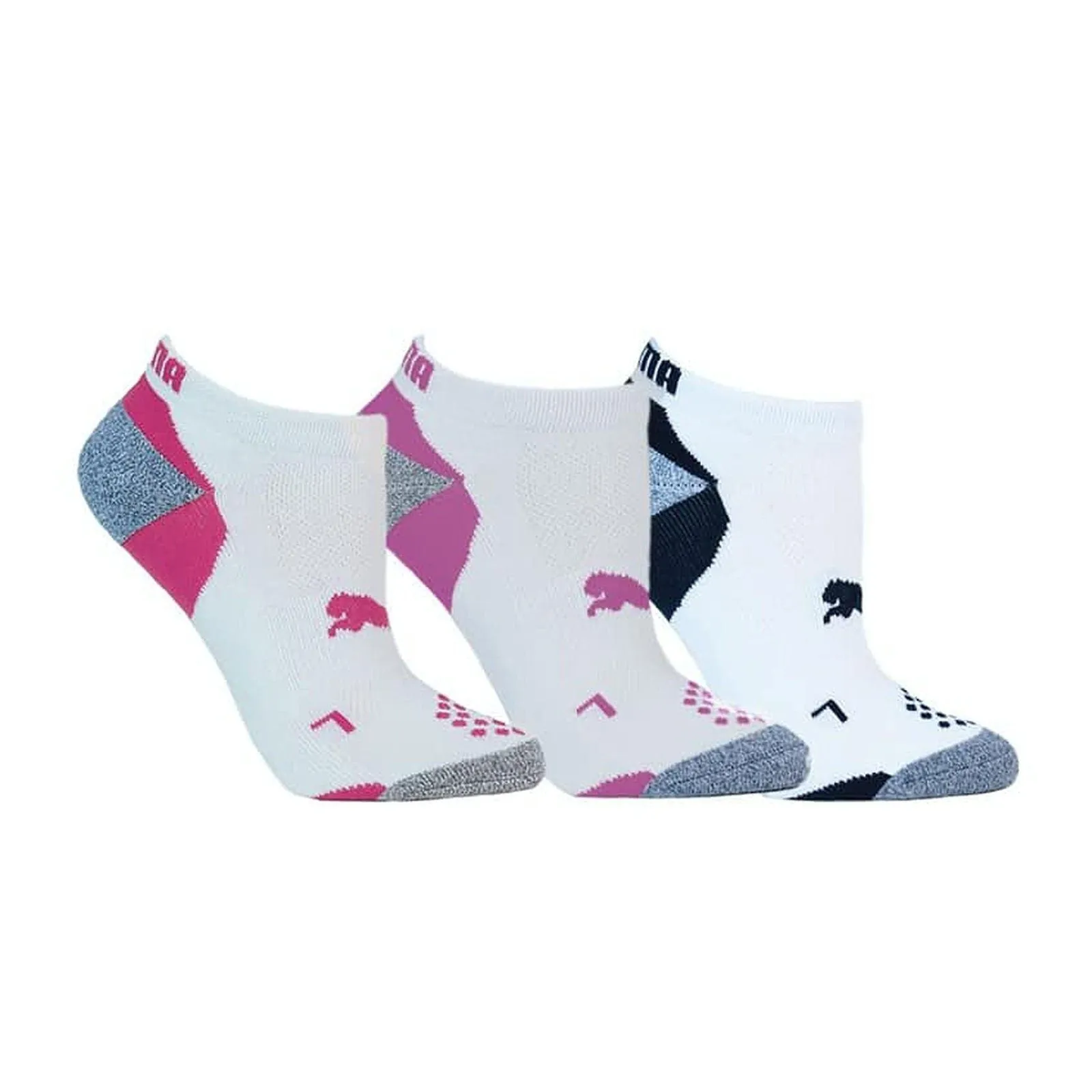 Puma Ladies Pounce 2.0 Low Cut Golf Socks (3 Pack)