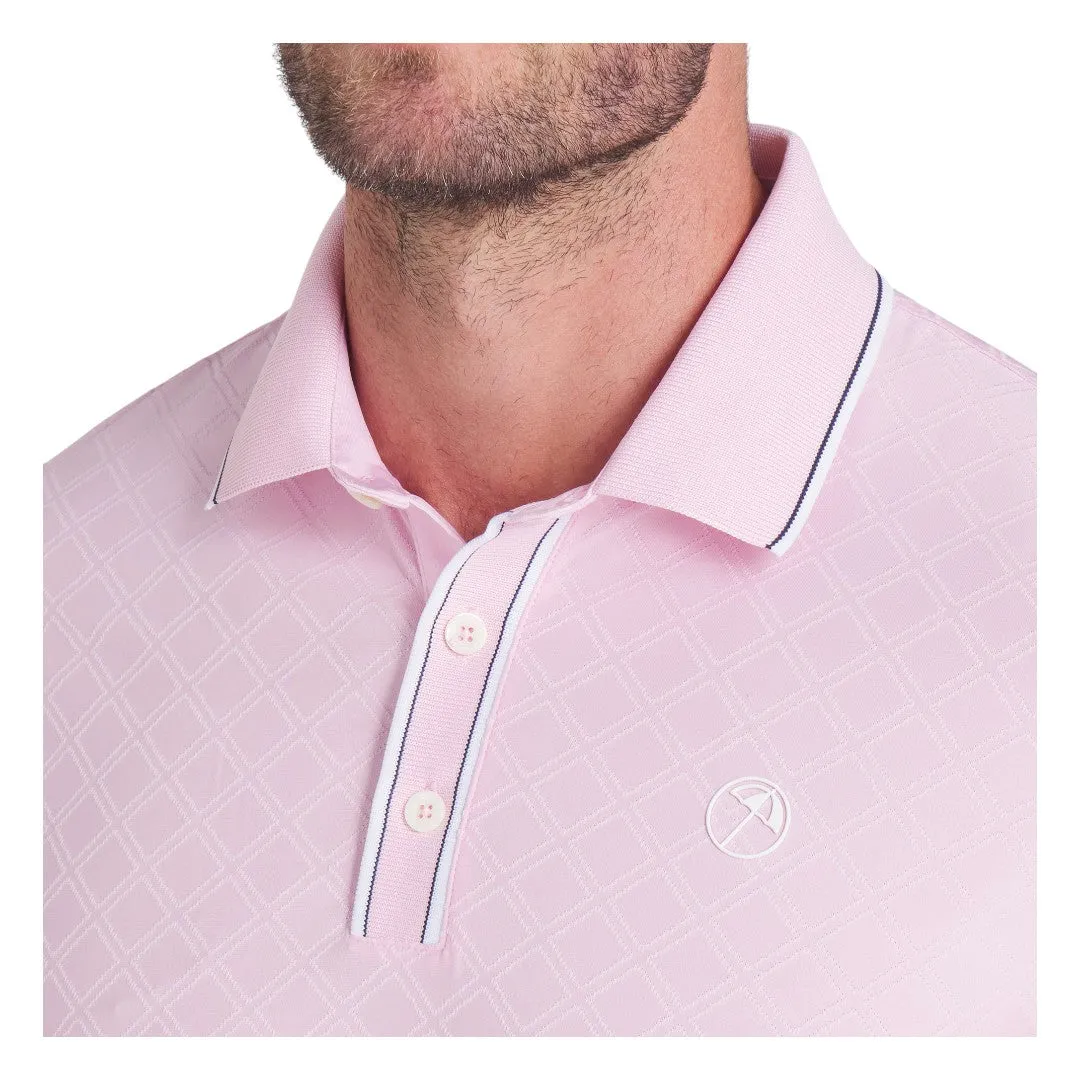 Puma x Arnold Palmer Tipped Jacquard Golf Polo Shirt 630179