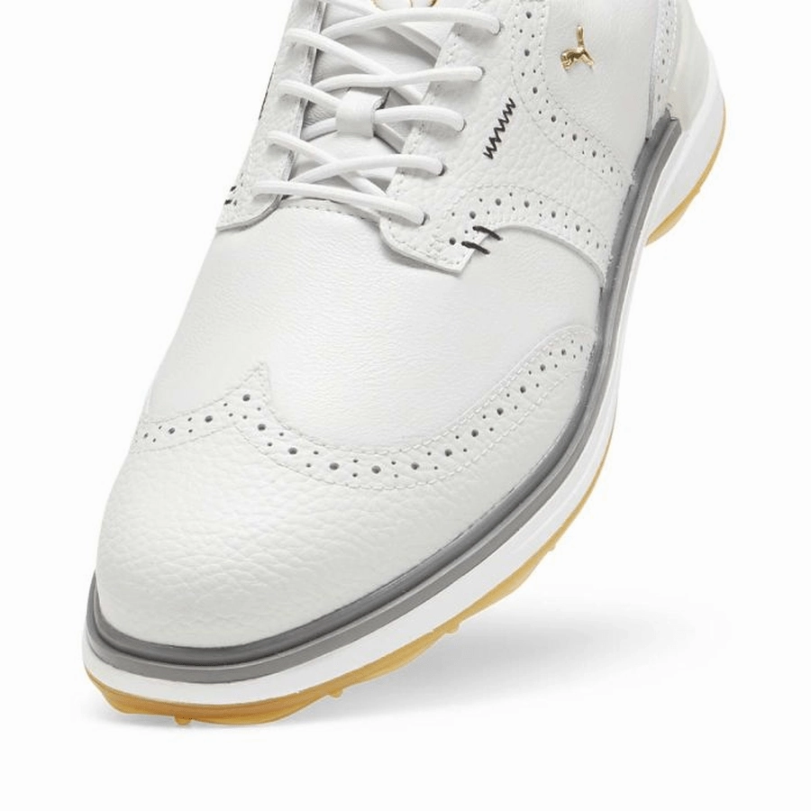 PUMA Avant Wingtip Golf Shoes - Grey Men's Spikeless Golf Shoes