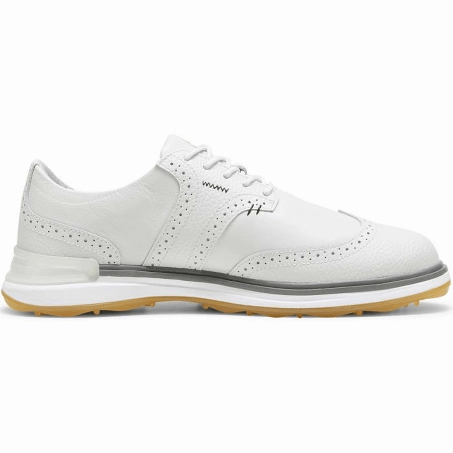 PUMA Avant Wingtip Golf Shoes - Grey Men's Spikeless Golf Shoes