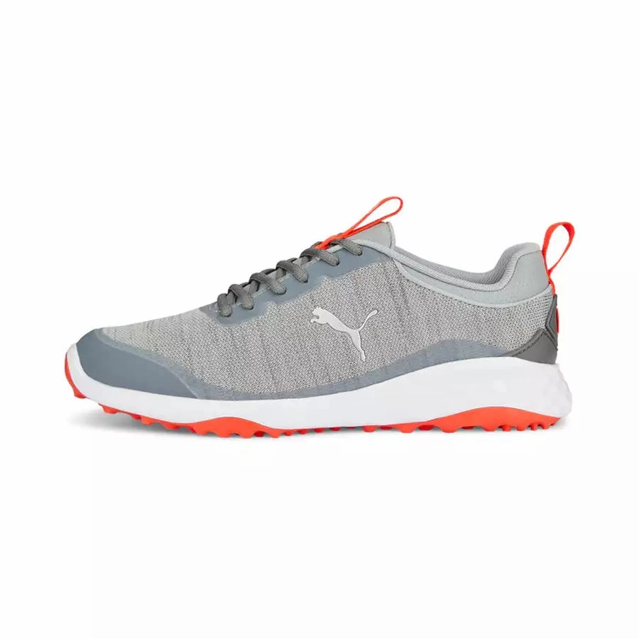 Puma Fusion Pro Men's Spikeless Golf Shoes - Grey Mens spikeless golf shoes