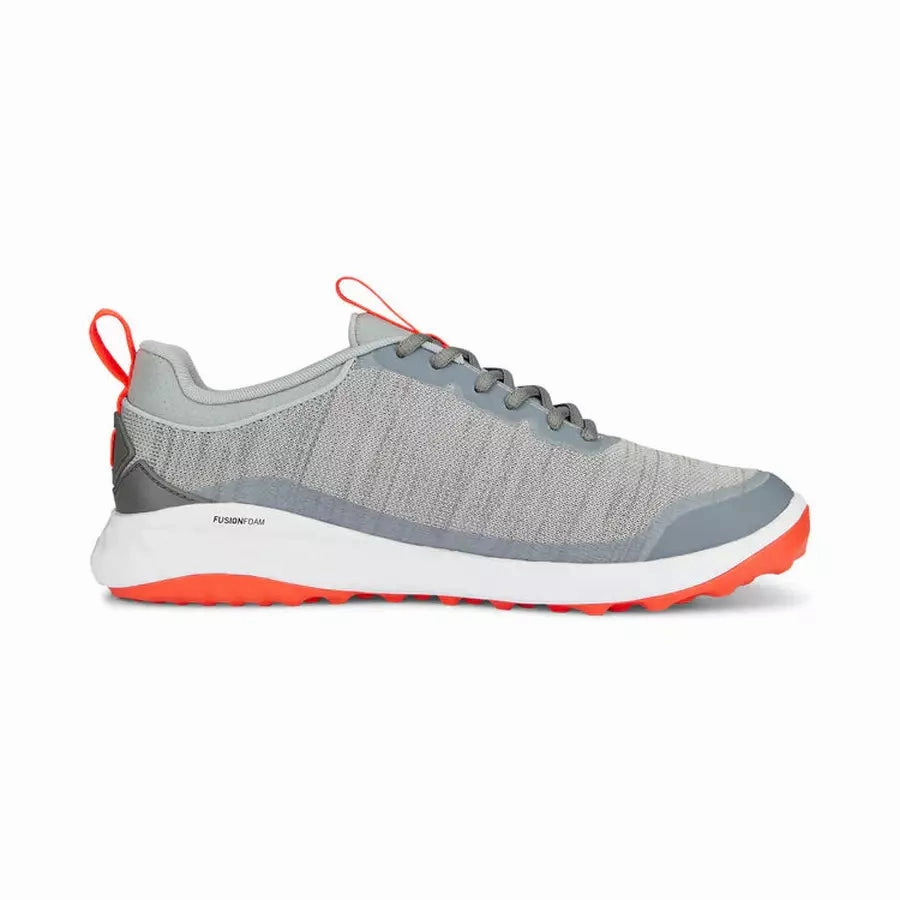 Puma Fusion Pro Men's Spikeless Golf Shoes - Grey Men's Spikeless Golf Shoes