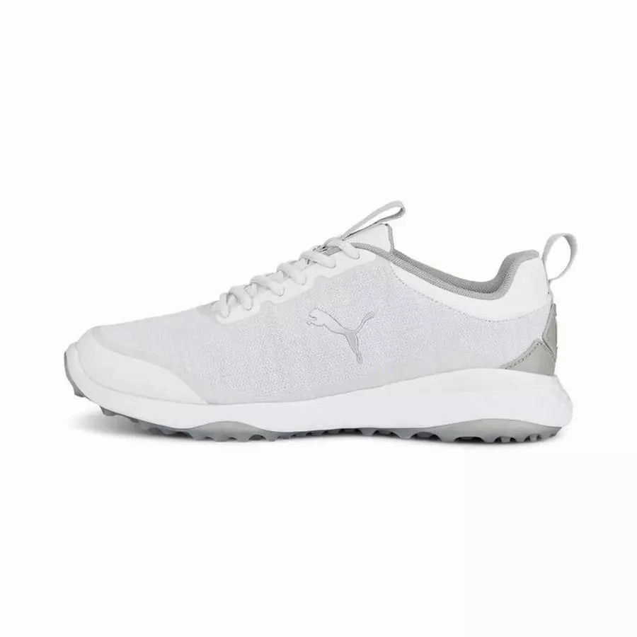 Puma Fusion Pro Men's Spikeless Golf Shoes - White Mens spikeless golf shoes