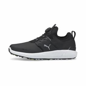 Puma Ignite Articulate Disc Spiked Golf Shoes - Black Classic men's spiked golf shoes