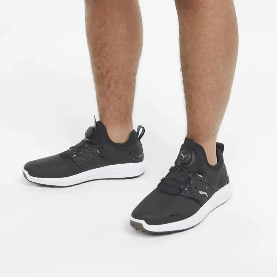 Puma Ignite Articulate Disc Spiked Golf Shoes - Black Classic Men's Spiked Golf Shoes