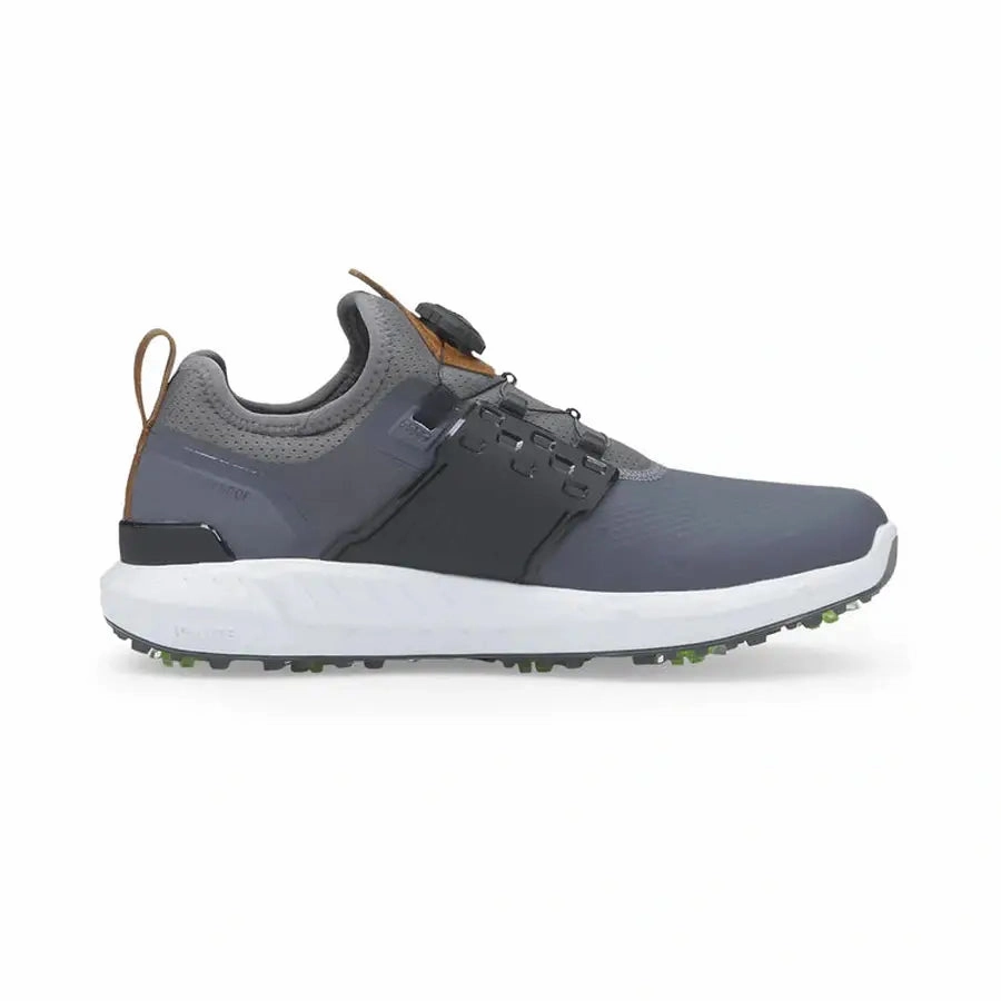 Puma Ignite Articulate Disc Spiked Golf Shoes - Grey Classic Men's Spiked Golf Shoes