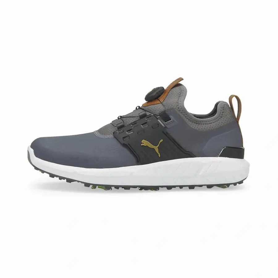 Puma Ignite Articulate Disc Spiked Golf Shoes - Grey Classic men's spiked golf shoes