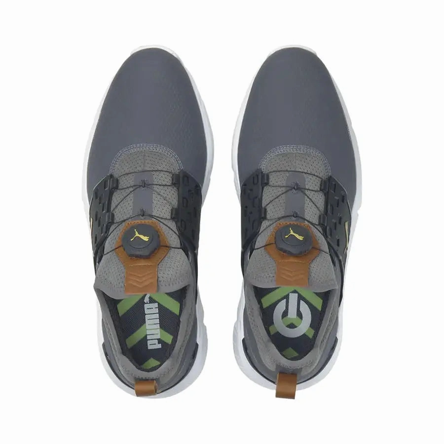 Puma Ignite Articulate Disc Spiked Golf Shoes - Grey Classic Men's Spiked Golf Shoes