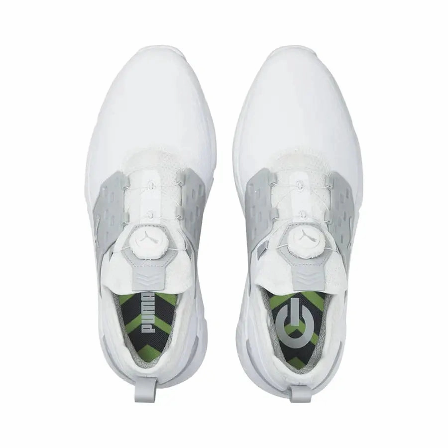 Puma Ignite Articulate Disc Spiked Golf Shoes - White Classic Men's Spiked Golf Shoes