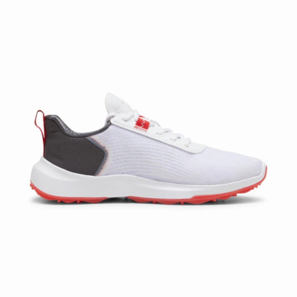 Puma Men's FUSION CRUSH SPORT Spikeless Golf Shoes - Puma White/Dark Coal Men's Shoes from Other Brands