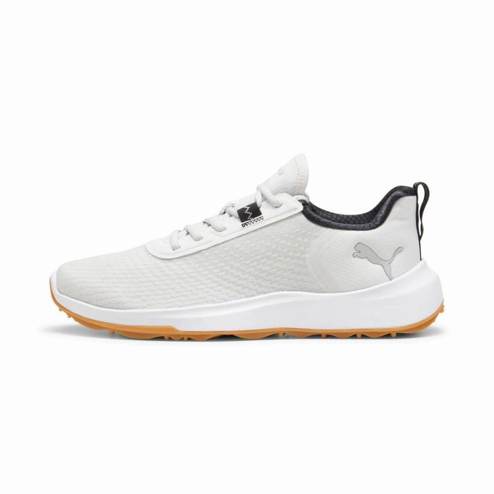 Puma Men's FUSION CRUSH SPORT Wide Spikeless Golf Shoes - Feather Gray /Puma Black Men's shoes from other brands