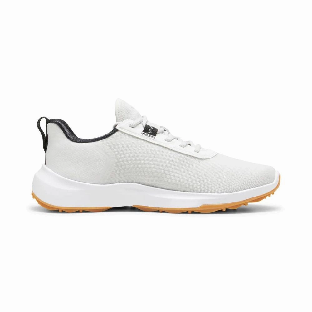 Puma Men's FUSION CRUSH SPORT Wide Spikeless Golf Shoes - Feather Gray /Puma Black Men's Shoes from Other Brands