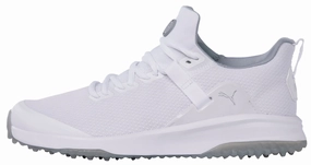 Puma Men's FUSION EVO Golf Shoes - WHITE / QUARRY Puma LTD Tour Edition golf shoes