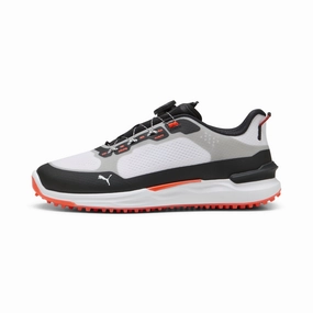 Puma Men's Ignite Elevate 2 Disc Spikeless Golf Shoes - Puma White/Puma Black Men's shoes from other brands