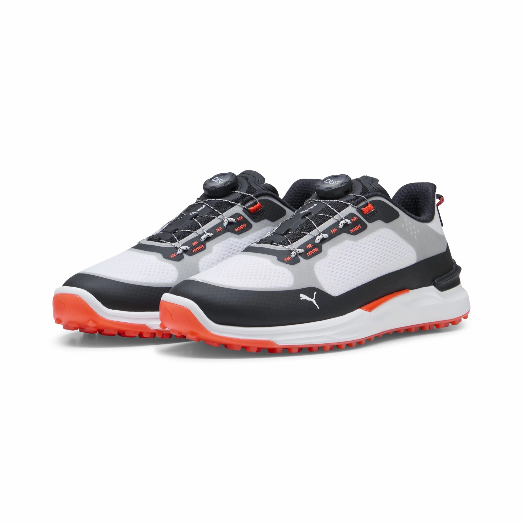 Puma Men's Ignite Elevate 2 Disc Spikeless Golf Shoes - Puma White/Puma Black Men's Shoes from Other Brands