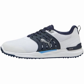 Puma Men's Ignite Elevate 2 Spikeless Golf Shoes - Puma White/Deep Navy Men's shoes from other brands