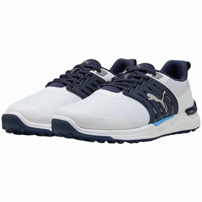 Puma Men's Ignite Elevate 2 Spikeless Golf Shoes - Puma White/Deep Navy Men's Shoes from Other Brands