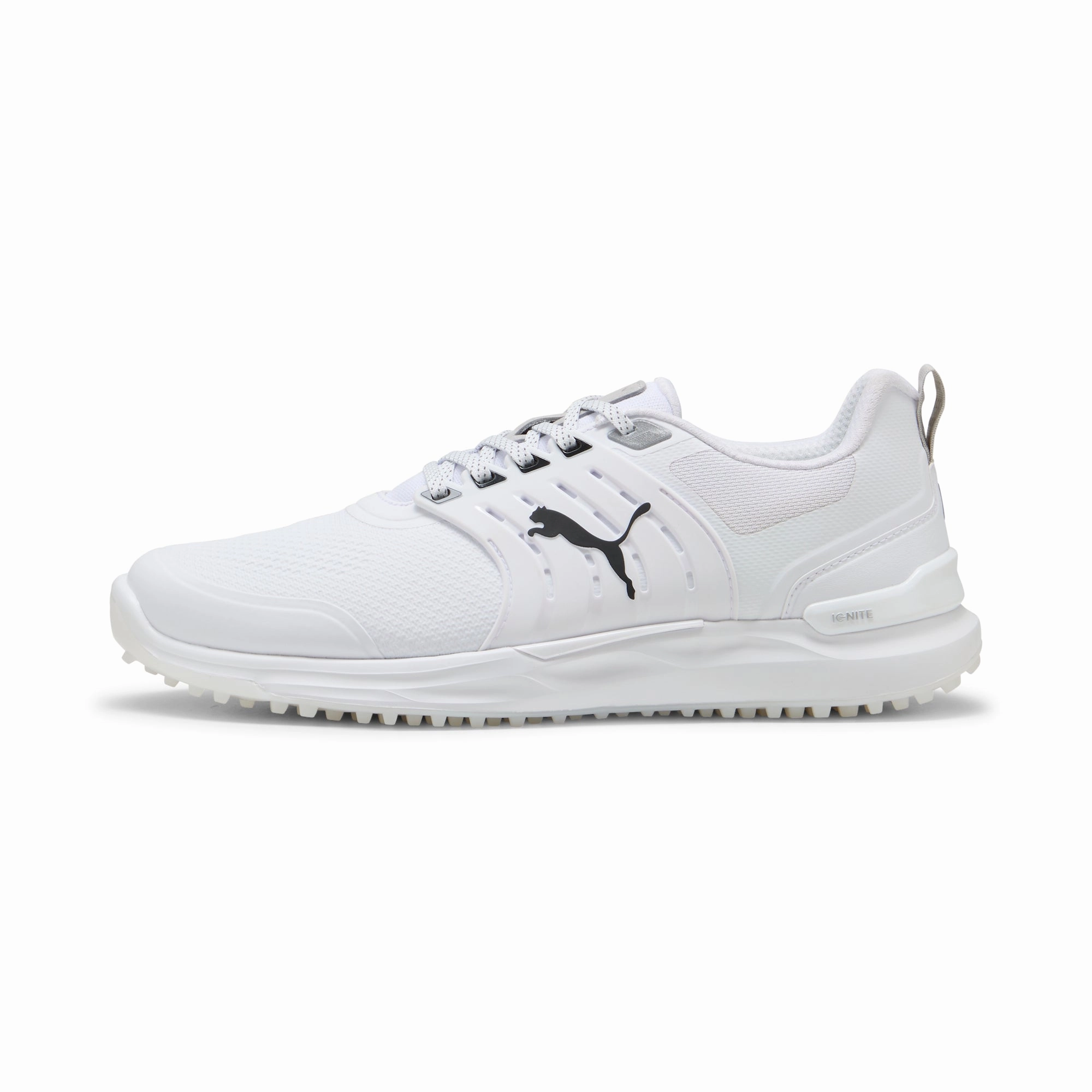 Puma Men's Ignite Elevate 2 Spikeless Golf Shoes - Puma White/Puma Black/Puma Silver Men's shoes from other brands