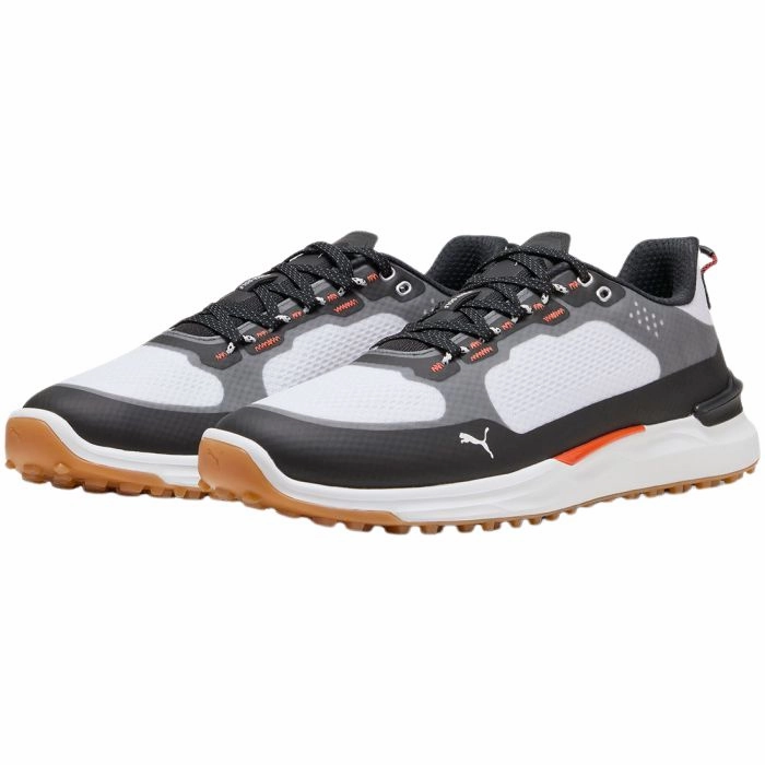 Puma Men's Ignite Elevate X Spikeless Golf Shoes - Puma White/Puma Black Men's Shoes from Other Brands
