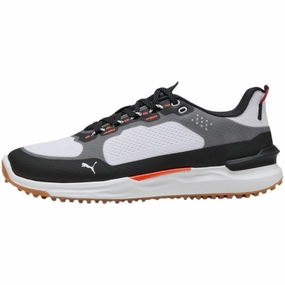 Puma Men's Ignite Elevate X Spikeless Golf Shoes - Puma White/Puma Black Men's shoes from other brands